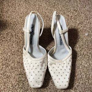 Vintage Nina “Marius” Style Block Heel With Gems.